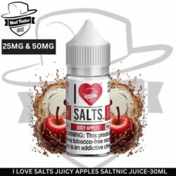 I LOVE SALTS JUICY APPLES SALTNIC JUICE-30ML