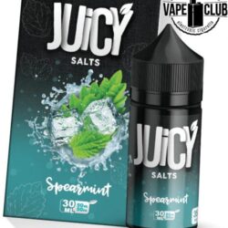 Juicy Salt Nic Spearmint 30ml Buy Online Vape Kits, Premium E-juice, Liquids, Pods, Vape Batteries, Vape Tanks and Drippers etc. in UAE from Uaevapeclub.com