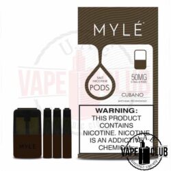 Best Myle Pods Vape In Dubai Myle V4 Pods Cubano 50mg Enjoy a dominant refined cigar flavor with subtle notes of sweetness from the comfort of your own vape.