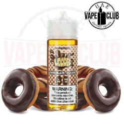 Buy Online Vape Kits, LOADED CHOCOLATE GLAZED BY E-LIQUID120ML, Saltnic, Pods, Disposable , Vape Tanks and Drippers etc. in UAE from Uaevapeclub.com