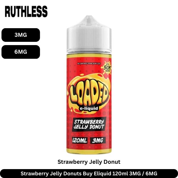 Strawberry Jelly Donuts Buy Eliquid 120ml 3MG 6MG Strawberry Jelly Donuts Buy Eliquid 120ml 3MG 6MG