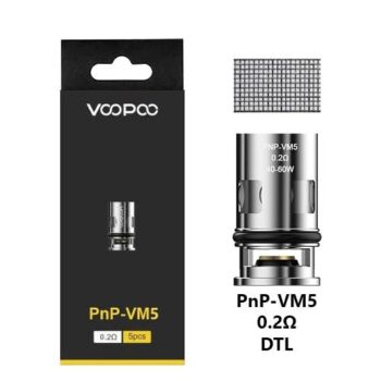 VooPoo PnP Coils- 5 Pack, Buy Online Vape Kits, Premium E-juice, Liquids, Saltnic, Pods, Disposable , Vape Tanks etc. in UAE from Uaevapeclub.com