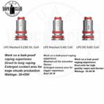 Smok LP2 Coils Buy Smok G-priv pro pod kit Best Online Uae LP2 Meshed 0.23ohm DL Coil 20-45W LP2 DC 0.6ohm Coil 15-25W LP2 Meshed 0.4ohm Coil Best 25W 5PCS Pack