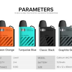 Uwell Caliburn Ak2 Pod Kit 520mah