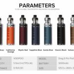 VOOPOO Drag S Pro Pod Kit 3000mAh Best Vape Buy Uae Vape Club Packing list: power 5-80W TPP X Pod TPP-DM1, 0.15Ω Coil TPP-DM4 0.3Ω Coil Type-C Cable User Manual