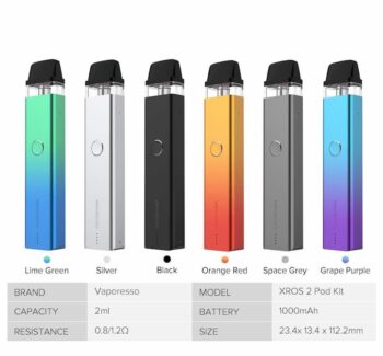 Now Vaporesso xros 2 Buy Pod Kit 1000mAh Best Uae Vape Club