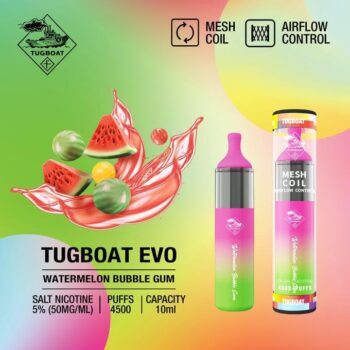 Buy Tugboat Evo Disposable 4500 Puffs in Uae - Image 4