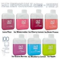 NKD 100 Max Disposable Vape In Duabi Buy Best 4500 Puff Vape