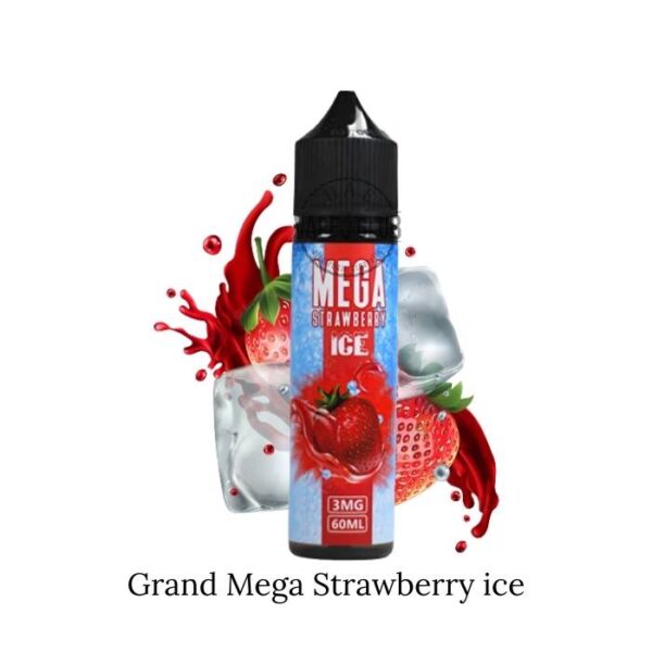 Mega Straberry Grand Mega Strawberry Ice 60ml Buy Best Vape Shop In Duabi