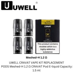 Cravat Replacement Uwell Pods Pack 4Pcs.jpg