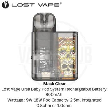 Ursa Baby Lost Vape Pod System Kit Battery 800mah.jpg