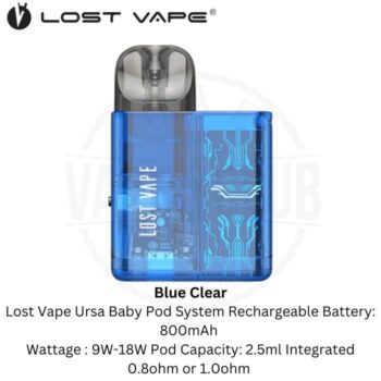 Ursa Baby Lost Vape Pod System Kit Battery 800mah.jpg