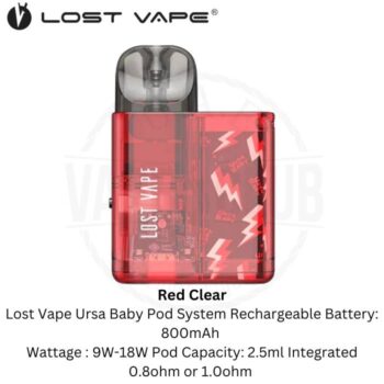 Ursa Baby Lost Vape Pod System Kit Battery 800mah.jpg