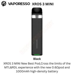 Vaporesso Xros 3 Mini Black Pod System Kit Best Buy In Shop Dubai