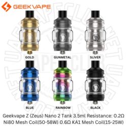 Geekvape Z Nano 2 (Zeus) 3.5ml Buy B Series Coil Best Price.jpg
