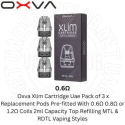 Oxva Xlim Cartridge Uae Pack of 3 x Replacement Pods