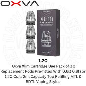 Oxva Xlim Cartridge Uae Pack of 3 x Replacement Pods.jpg