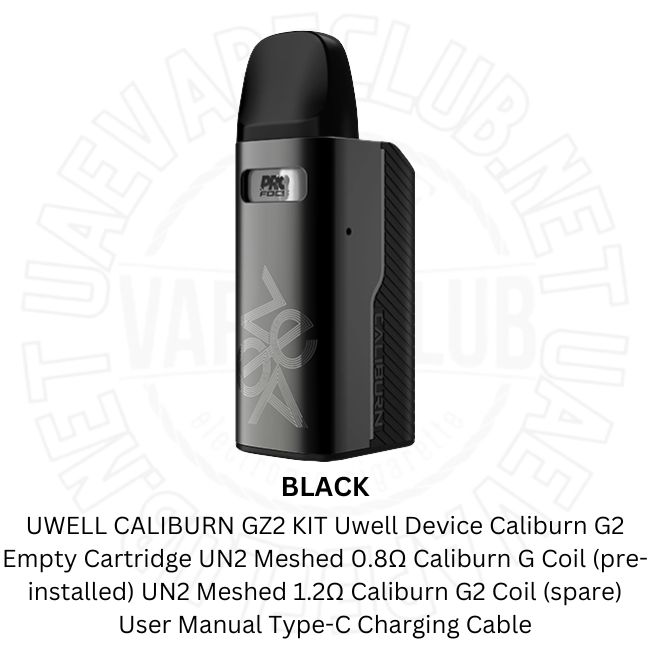Uwell Caliburn GZ2 Vape Kit Battery Capacity 850mAh 7 Uwell Caliburn GZ2 Vape Kit Battery Capacity 850mAh