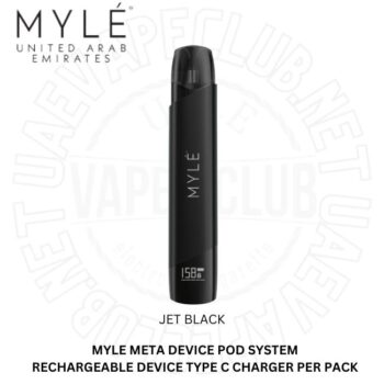 Buy Myle V5 Pod System Vape Kit Rechargeable Device Best Jet Black.jpg