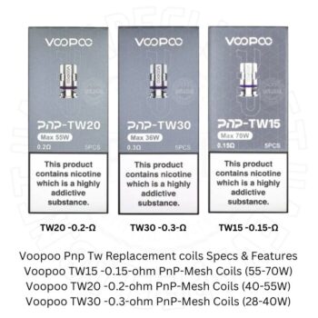 Buy VOOPOO PNP TW REPLACEMENT COILS (5 PACK) Best Online Uae.jpg