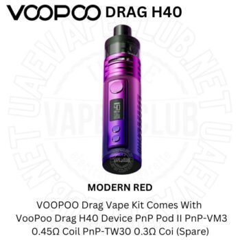 Drag H40 Modern Red Buy Voopoo Vapes Uae Best Online In Dubai Now.jpg