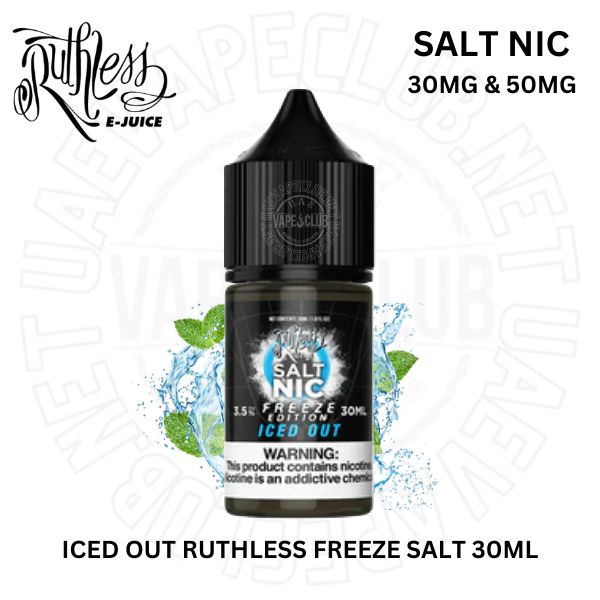 Ruthless Salt Nic flavors 30ml Best Freeze Edition 2 Ruthless Salt Nic flavors 30ml Best Freeze Edition