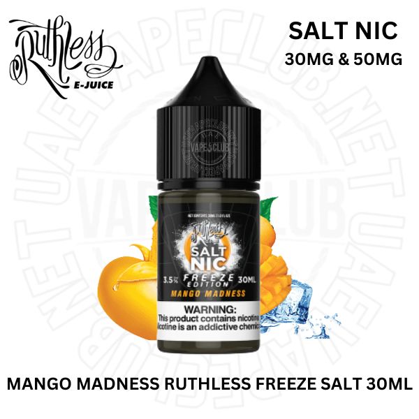 Ruthless Salt Nic flavors 30ml Best Freeze Edition 4 Ruthless Salt Nic flavors 30ml Best Freeze Edition