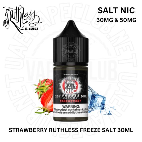 Ruthless Salt Nic flavors 30ml Best Freeze Edition 5 Ruthless Salt Nic flavors 30ml Best Freeze Edition