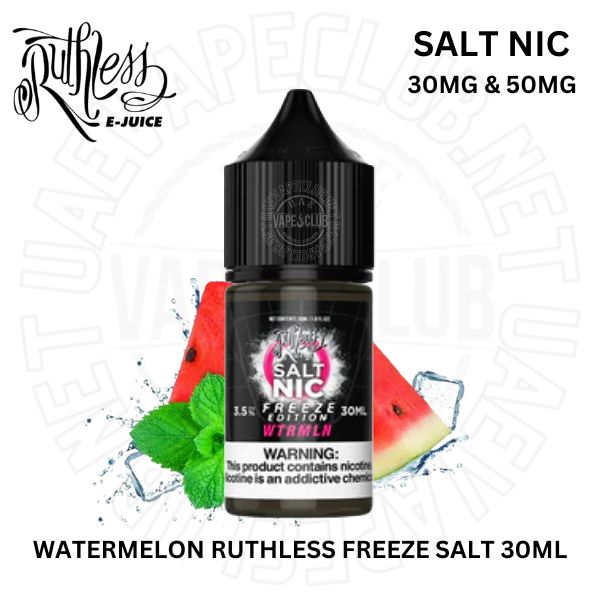 Ruthless Salt Nic flavors 30ml Best Freeze Edition 6 Ruthless Salt Nic flavors 30ml Best Freeze Edition
