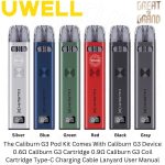 The Caliburn Uwell G3 Pod Kit