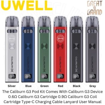 The Caliburn Uwell G3 Pod Kit