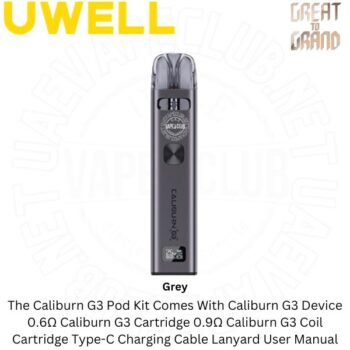 The Caliburn Uwell G3 Pod Kit