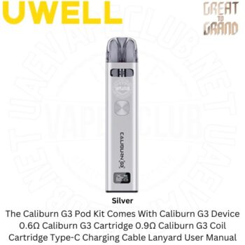 The Caliburn Uwell G3 Pod Kit