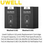 Uwell Caliburn G3 pods Replacement