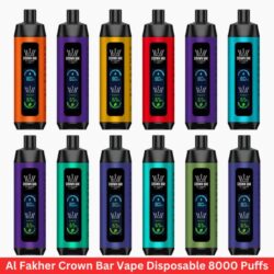 Al Fakher Crown Bar Vape Disposable 8000 Puffs