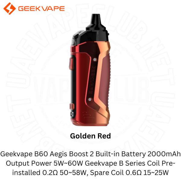 Geekvape B60 Aegis Boost 2 Built-in Battery 2000mAh