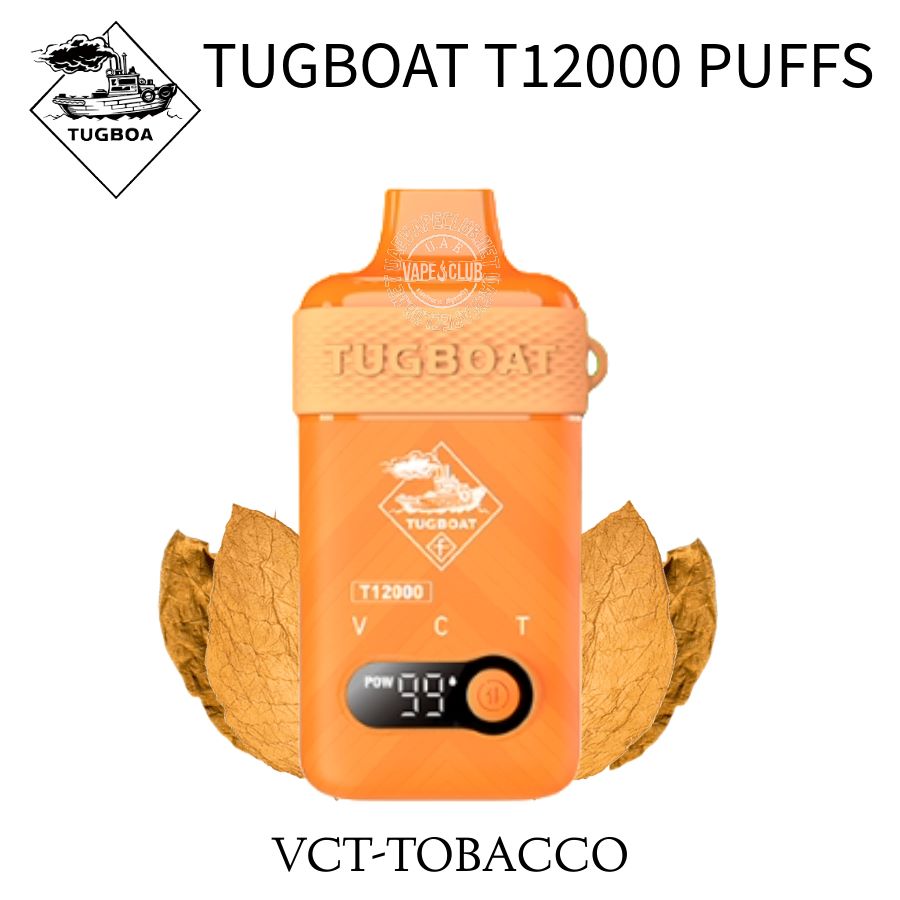 Tugboat T12000 Flavors Disposable Vape