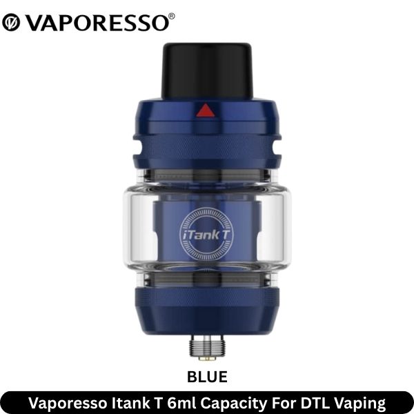 Vaporesso Itank T Blue 6ml Capacity For DTL Vaping