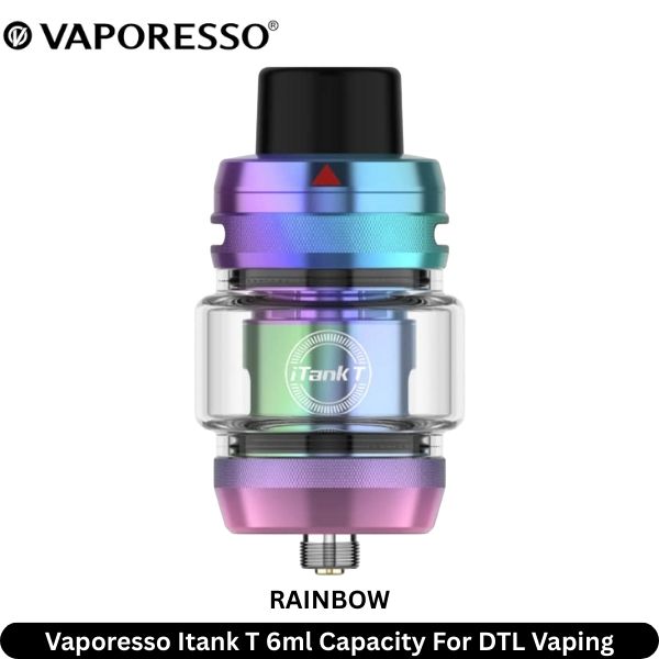 Vaporesso Itank T Rainbow 6ml Capacity For DTL Vaping