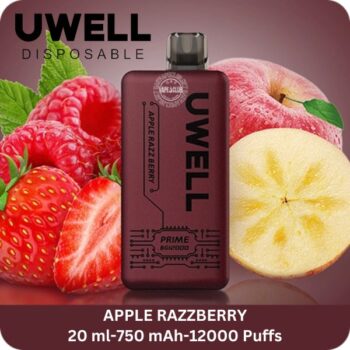 UWELL Prime BG12000 Puffs Disposable Vape Apple Razzberry