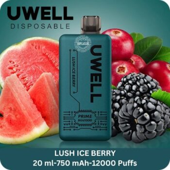 UWELL Prime BG12000 Puffs Disposable Vape Lush Ice Berry