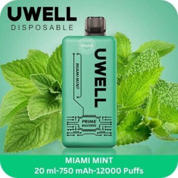 UWELL Prime BG12000 Puffs Disposable Vape Miami Mint