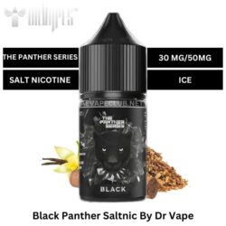 Black Panther Saltnic By Dr Vape Flavours From Corners Of The World With Havana Tobacco Enriched With Of Smooth VanillaTurkish ice Cream.The Black Panther Salt Buy Best Online Vape Shop In Dubai Aevapeclub.net