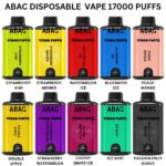 ABAC Disposable Vape 17000 Puffs Disposable Vape