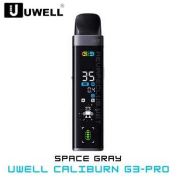 Best Vape Kits Uwell Caliburn G3 Pro Device CALIBURN G3 Pod System Refillable 2ml Pod Caliburn G3 0.4 Ohm Coil Caliburn G3 0.9 Ohm Coil USB-C Cable Buy Best Online Vape Shop In Dubai Aevapeclub.net