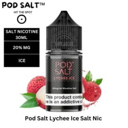 Pod Salt Lychee Ice Salt Nic 30Ml E-Liquid