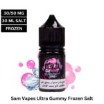 This E-Liquid Has A Delicious Sam Vapes Ultra Gummy Frozen Salt 30ml Flavor It Has A Cool The Combination Of These Flavors is Perfect For Any Vaping Enthusiast Buy Best Online Vape Shop In Dubai Aevapeclub.net