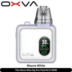 The Oxva Xlim Sq Pro Pod Kit 5-30W Mauve White
