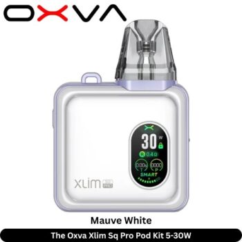 The Oxva Xlim Sq Pro Pod Kit 5-30W Mauve White