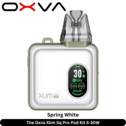 The Oxva Xlim Sq Pro Pod Kit 5-30W Spring White
